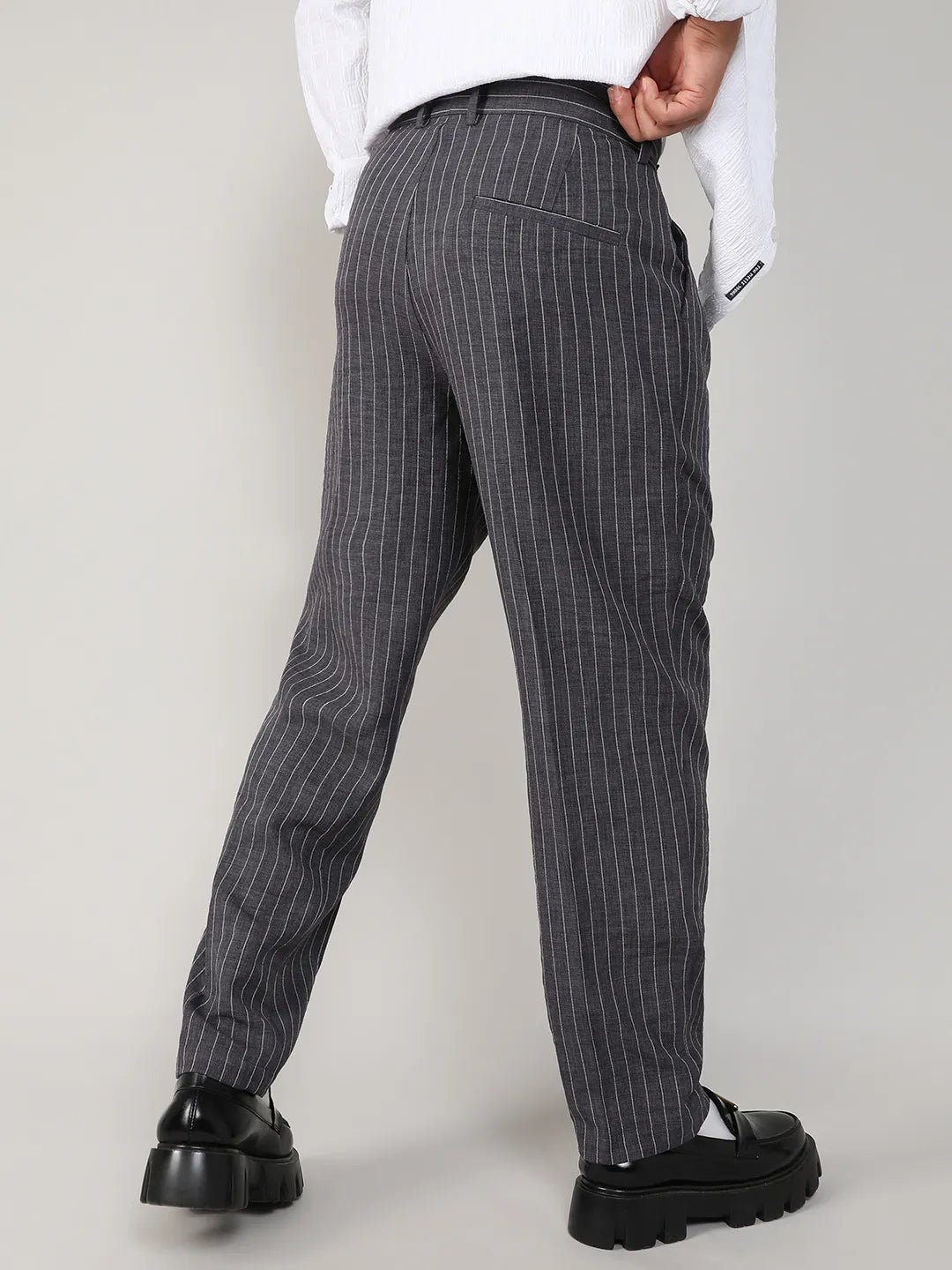 Pinstriped Trousers