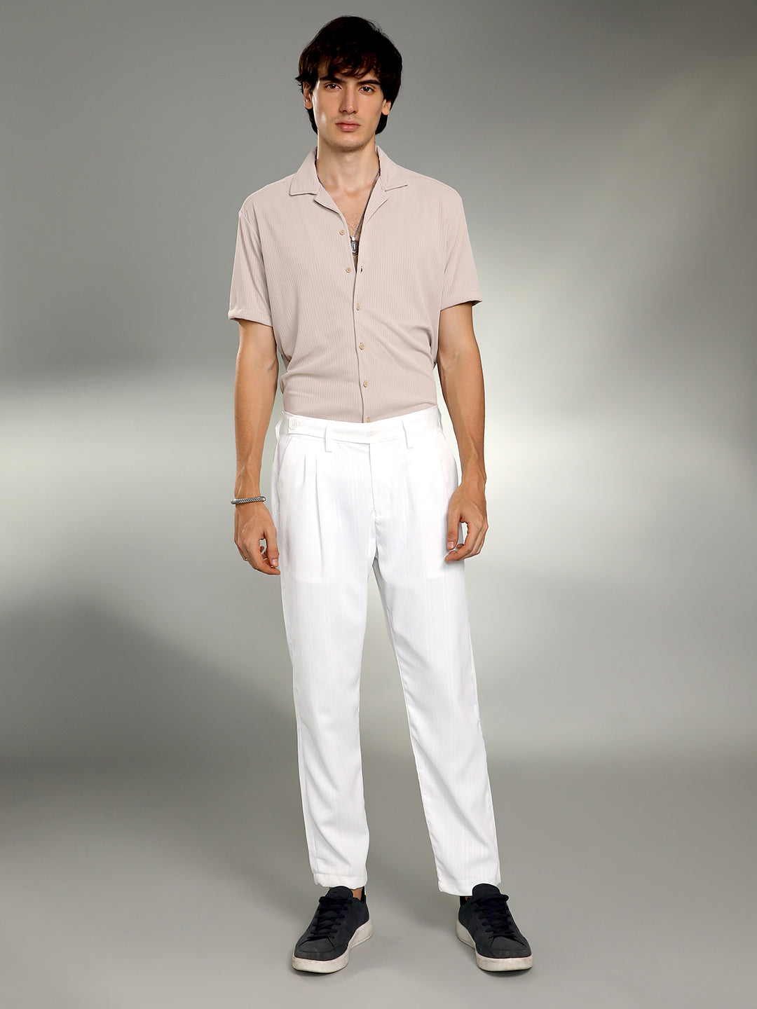 Pleated Tailored Trousers