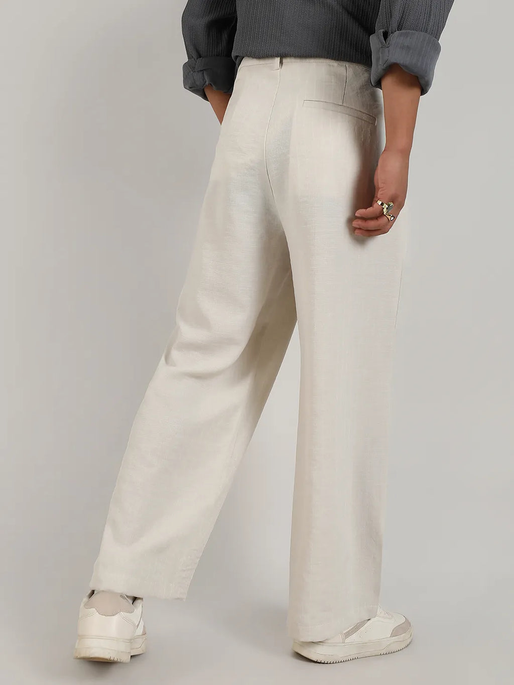 Lightweight - Tailored Linen-Blend Trousers