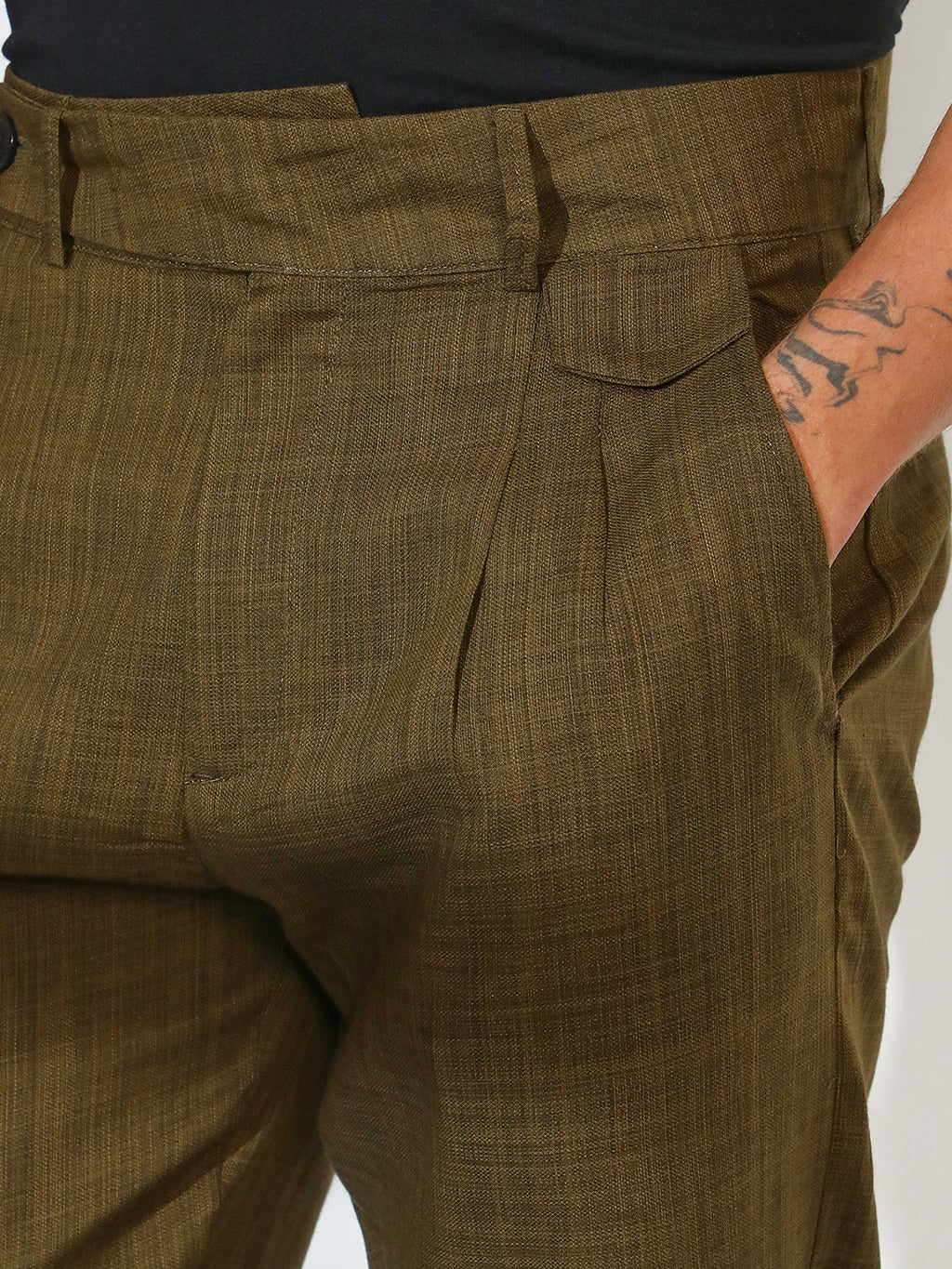 Lightweight - Tailored Linen-Blend Trousers