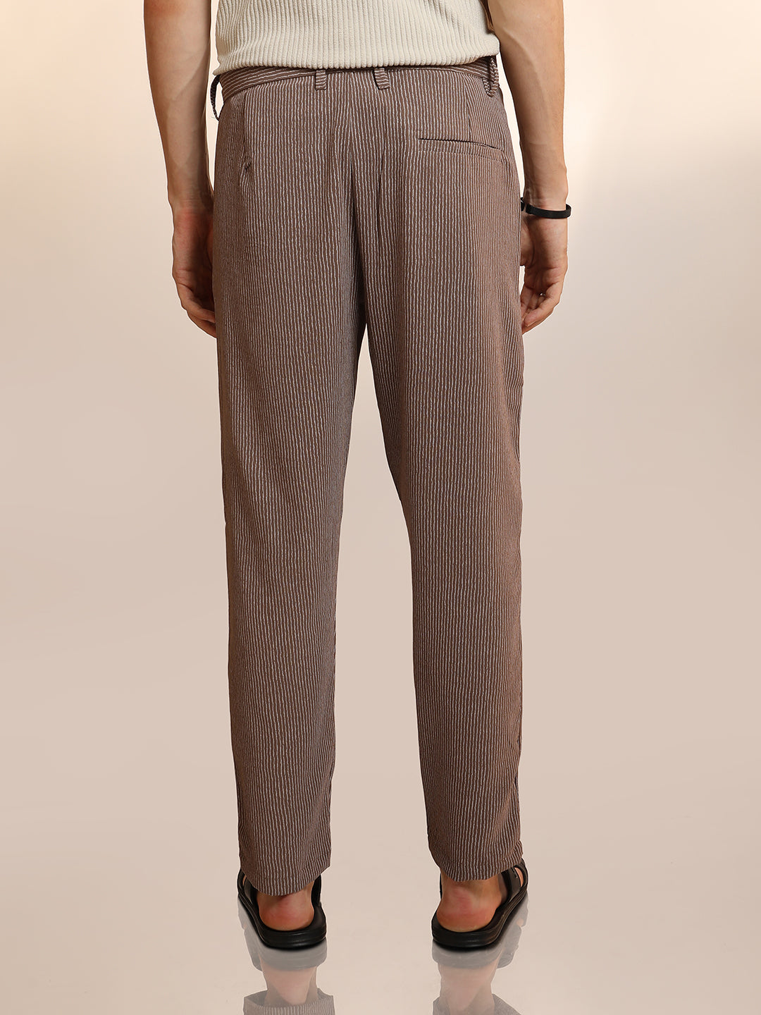 Lightweight - Striped Tailored Trousers