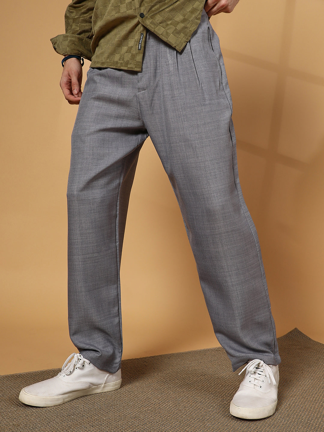 Pleated Relaxed Trousers