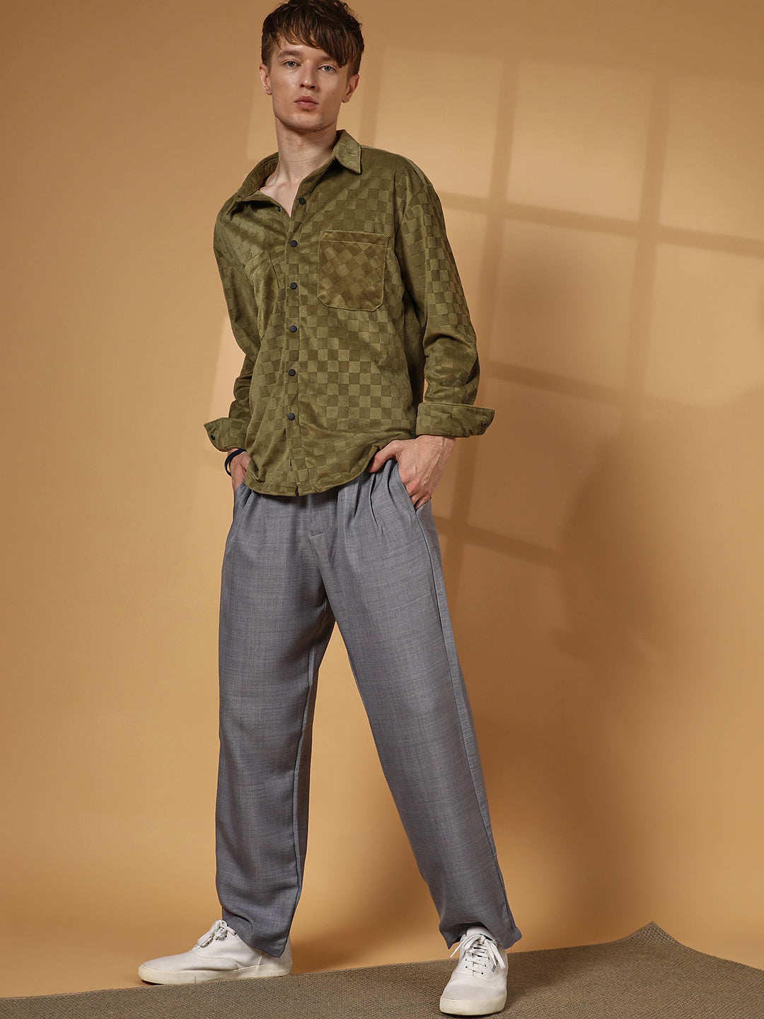 Pleated Relaxed Trousers