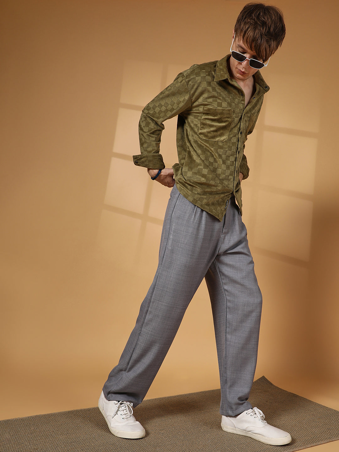 Pleated Relaxed Trousers