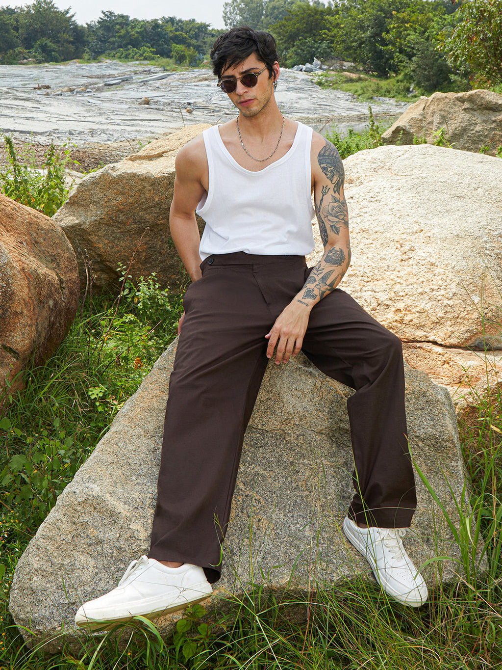 Lightweight - Straight-Fit Tailored Trousers