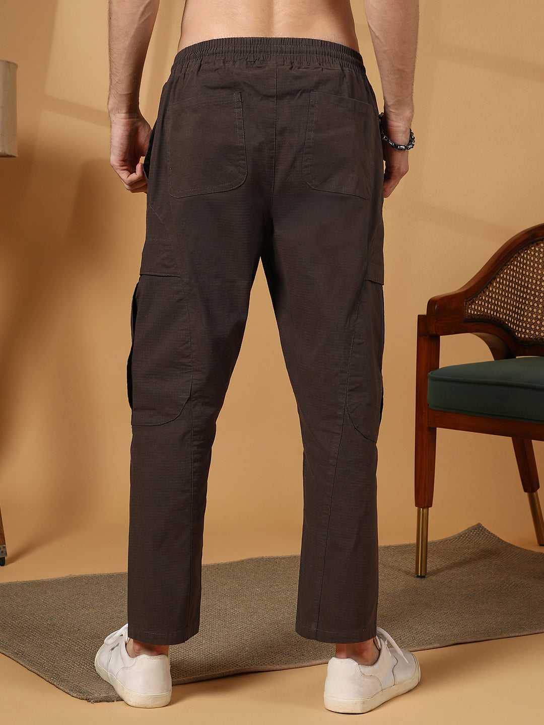 Solid Utility Trousers