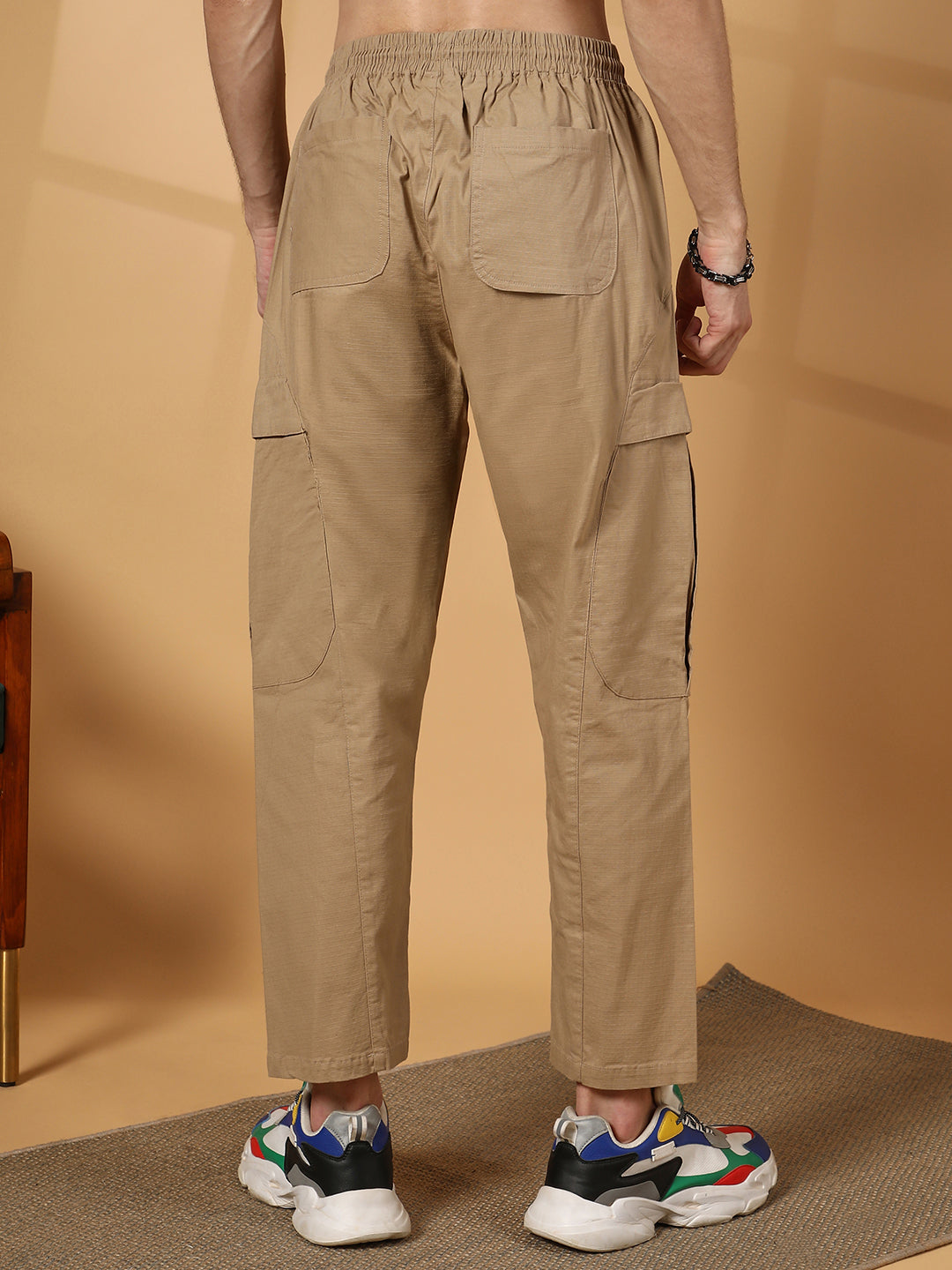 Solid Utility Trousers