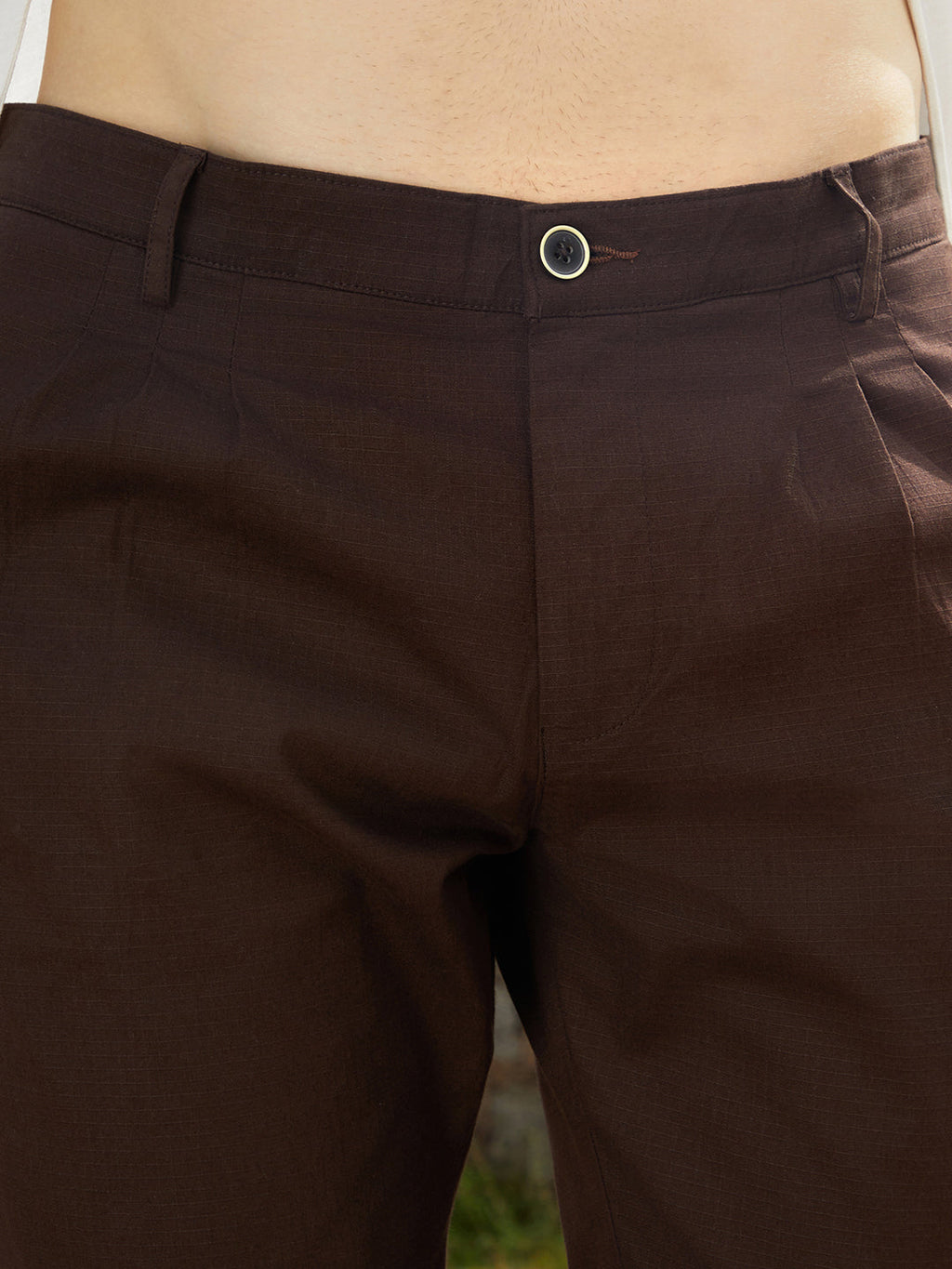 Solid Chino Trousers