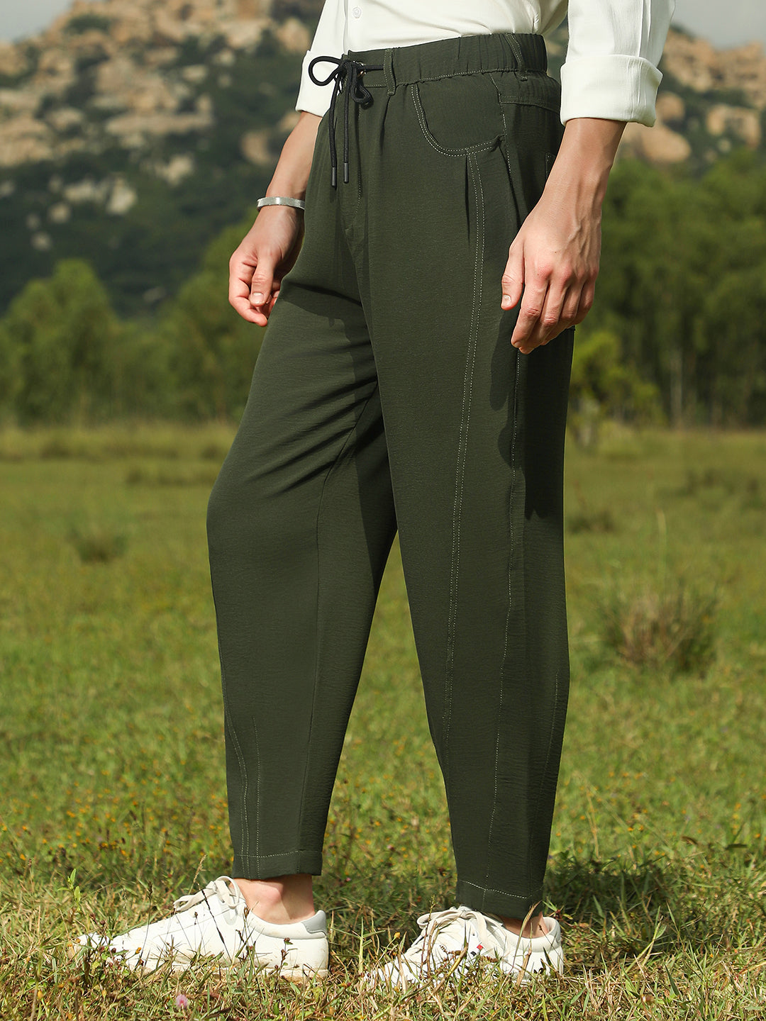 Tapered Tailored Trousers