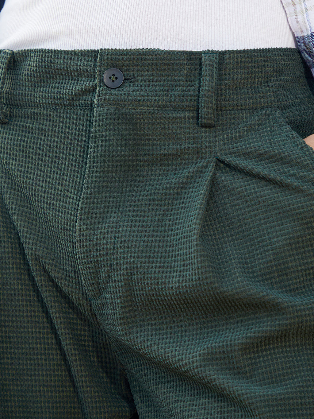 Tailored Waffle Trousers