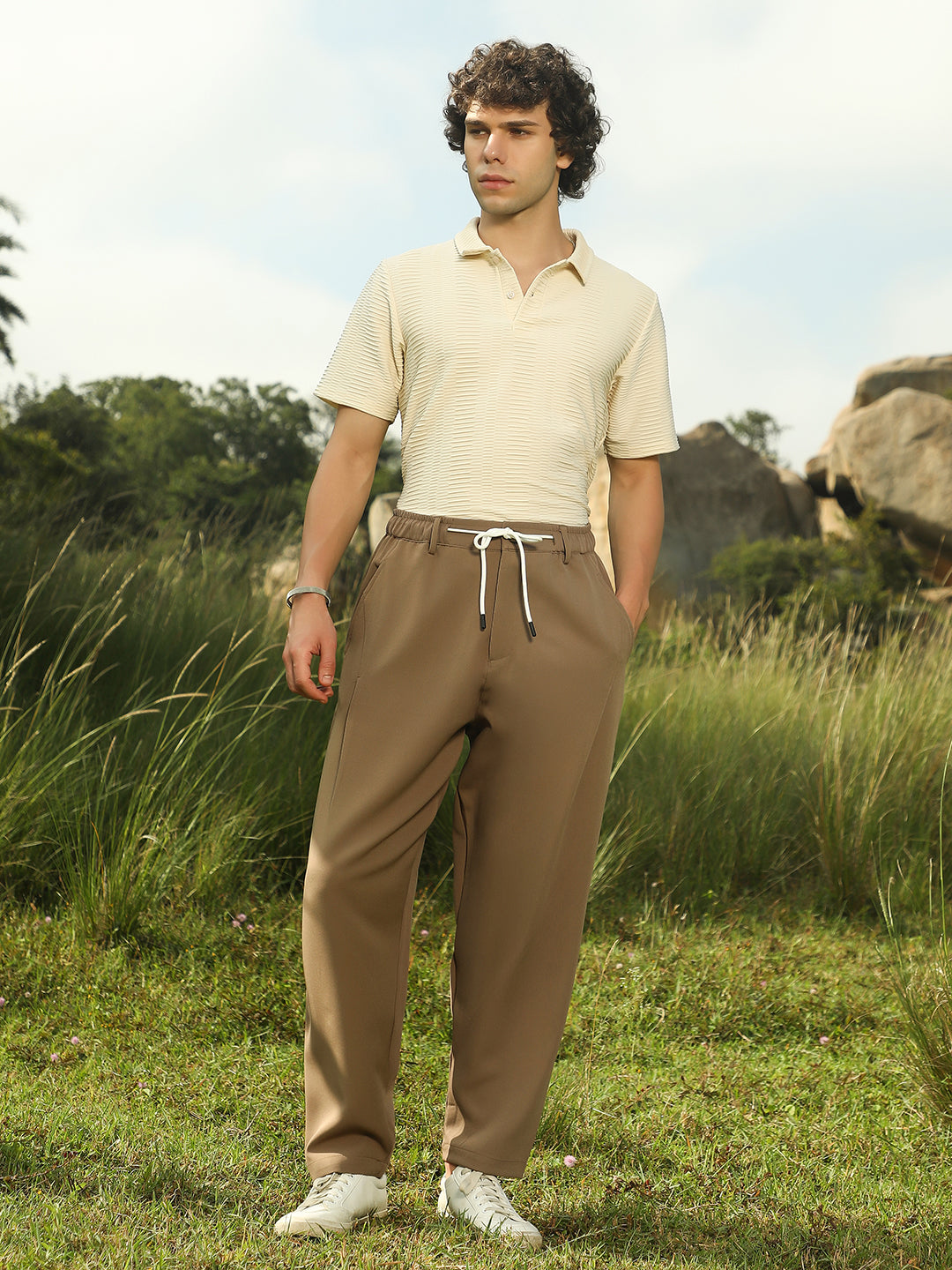 Tapered Tailored Trousers