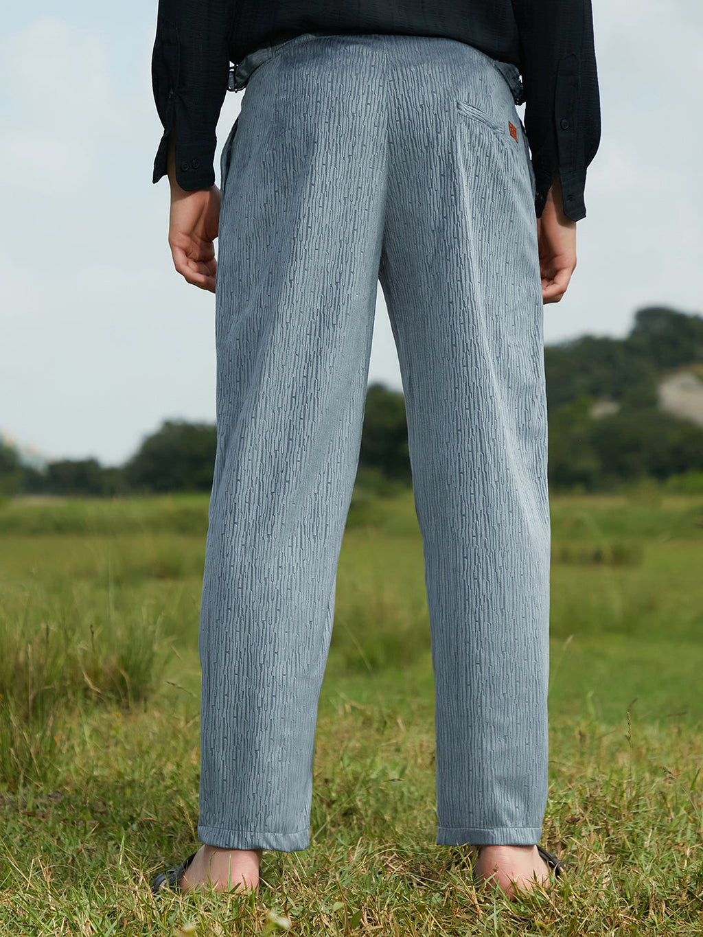 Lightweight - Veined Tailored Trousers