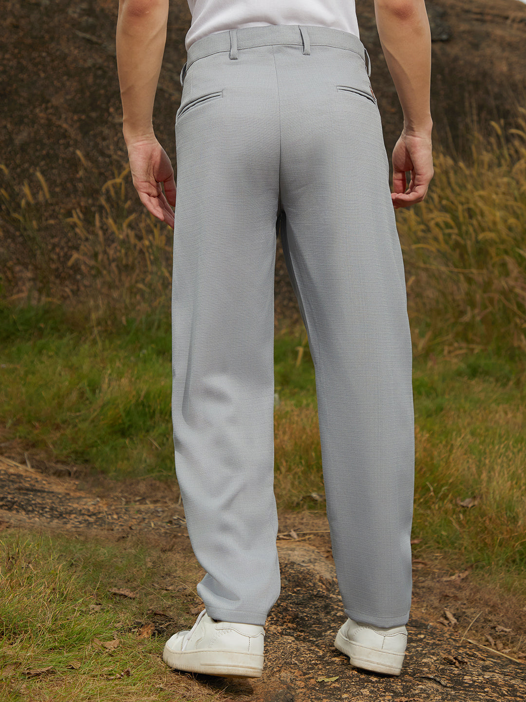 Tailored Linen-Blend Trousers