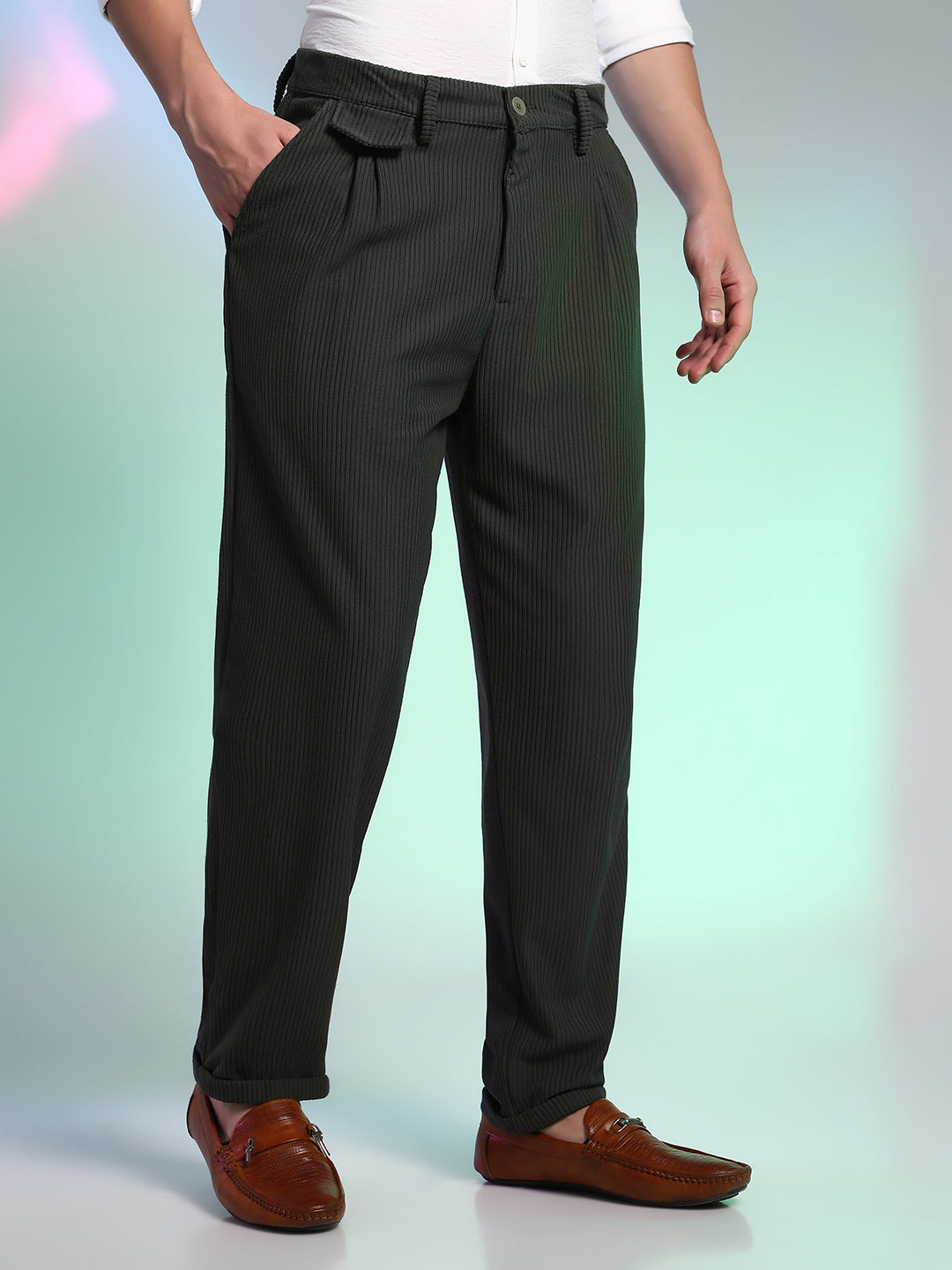 Corduroy Tailored Trousers