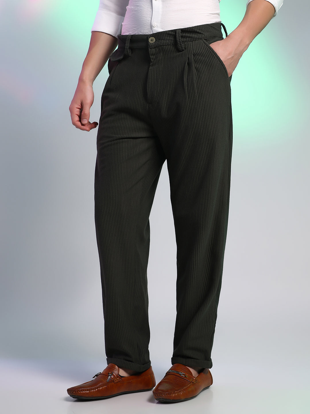 Corduroy Tailored Trousers