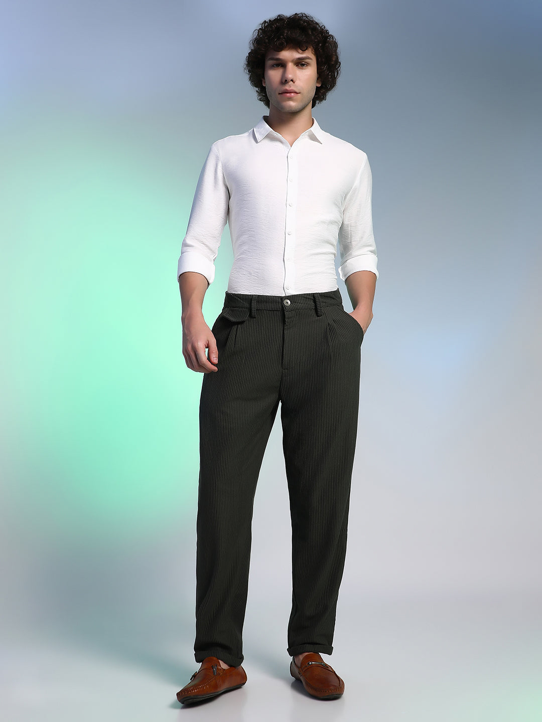 Corduroy Tailored Trousers