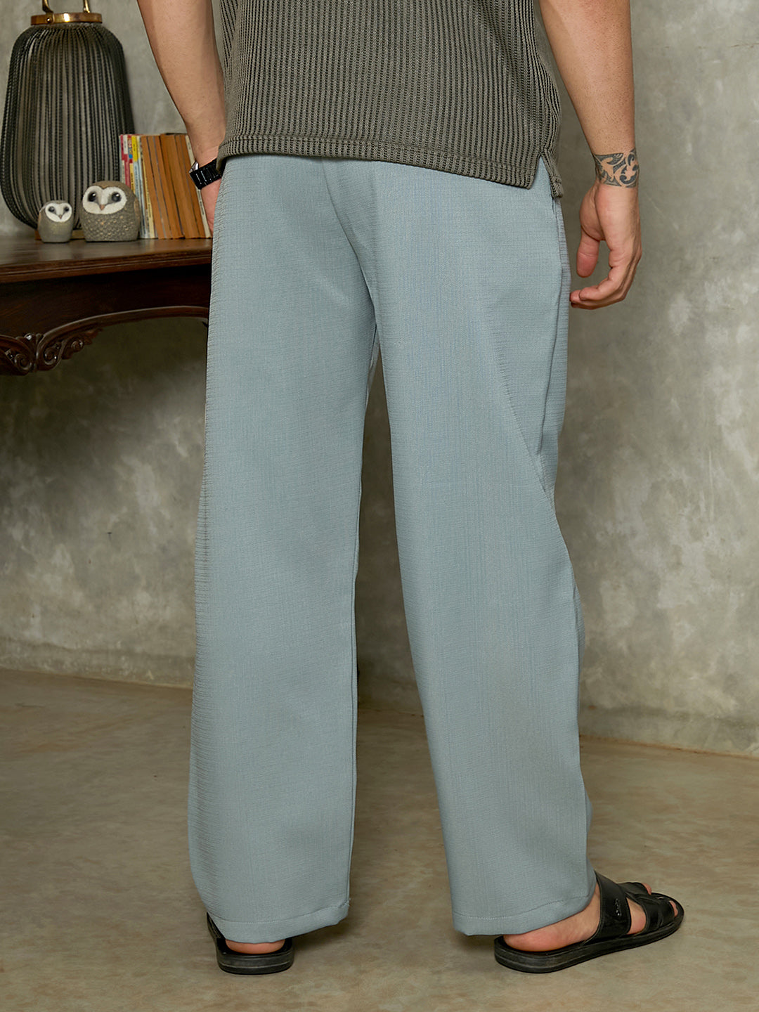 Lightweight - Relaxed-Panel Tailored Trousers