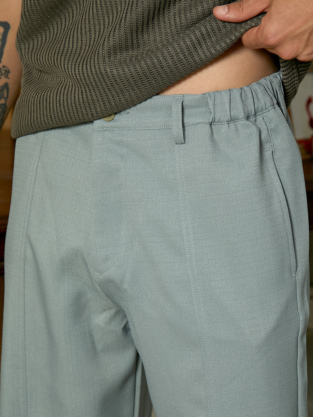 Lightweight - Relaxed-Panel Tailored Trousers