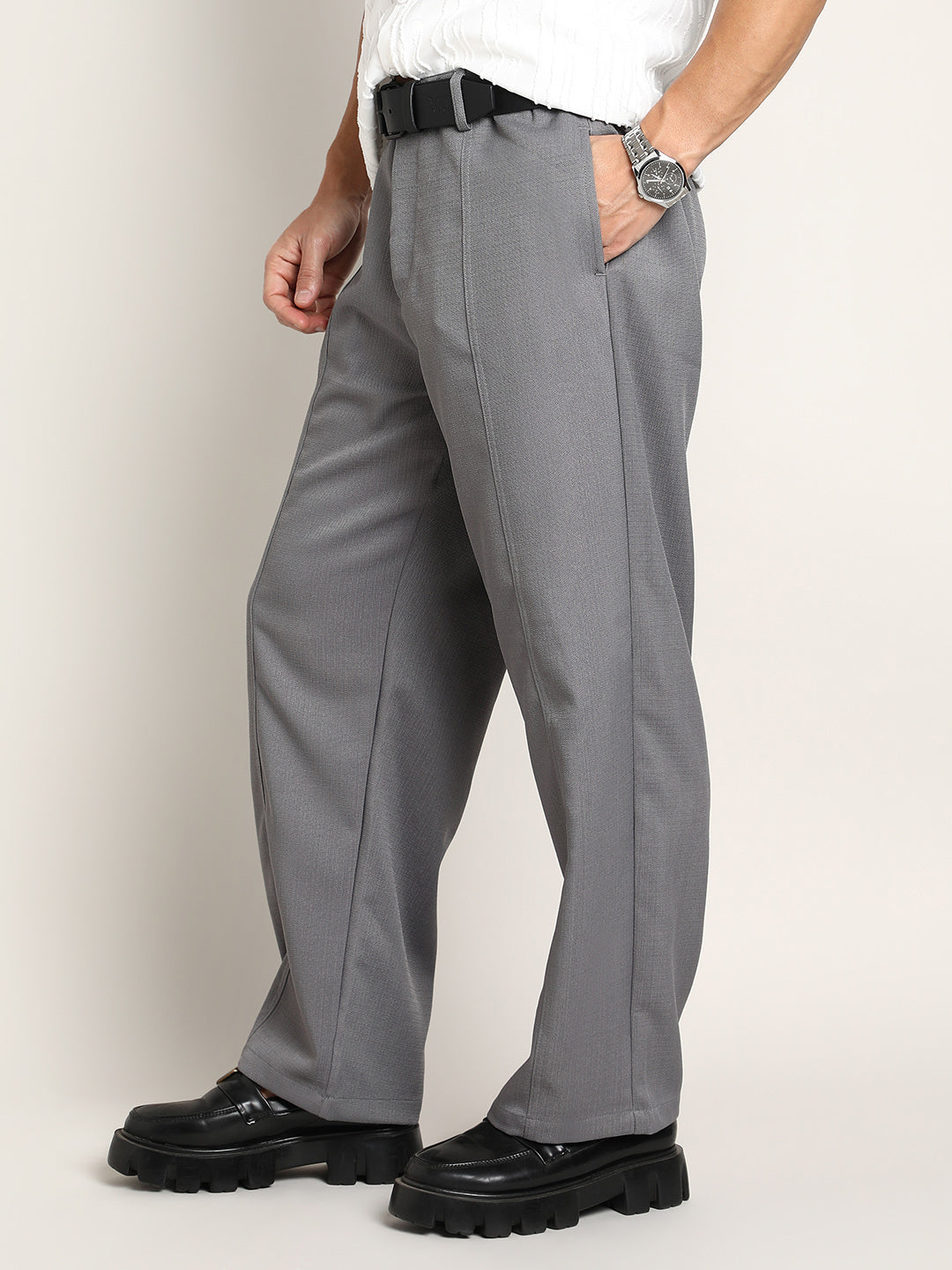 Lightweight - Relaxed-Panel Tailored Trousers