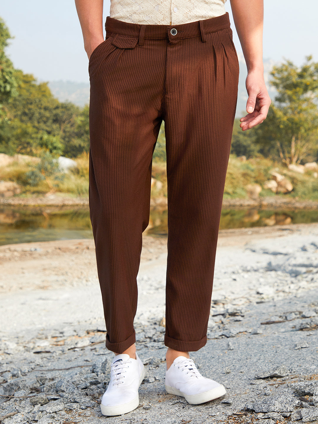 Corduroy Tailored Trousers