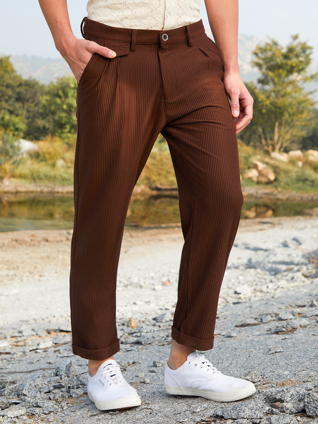 Corduroy Tailored Trousers