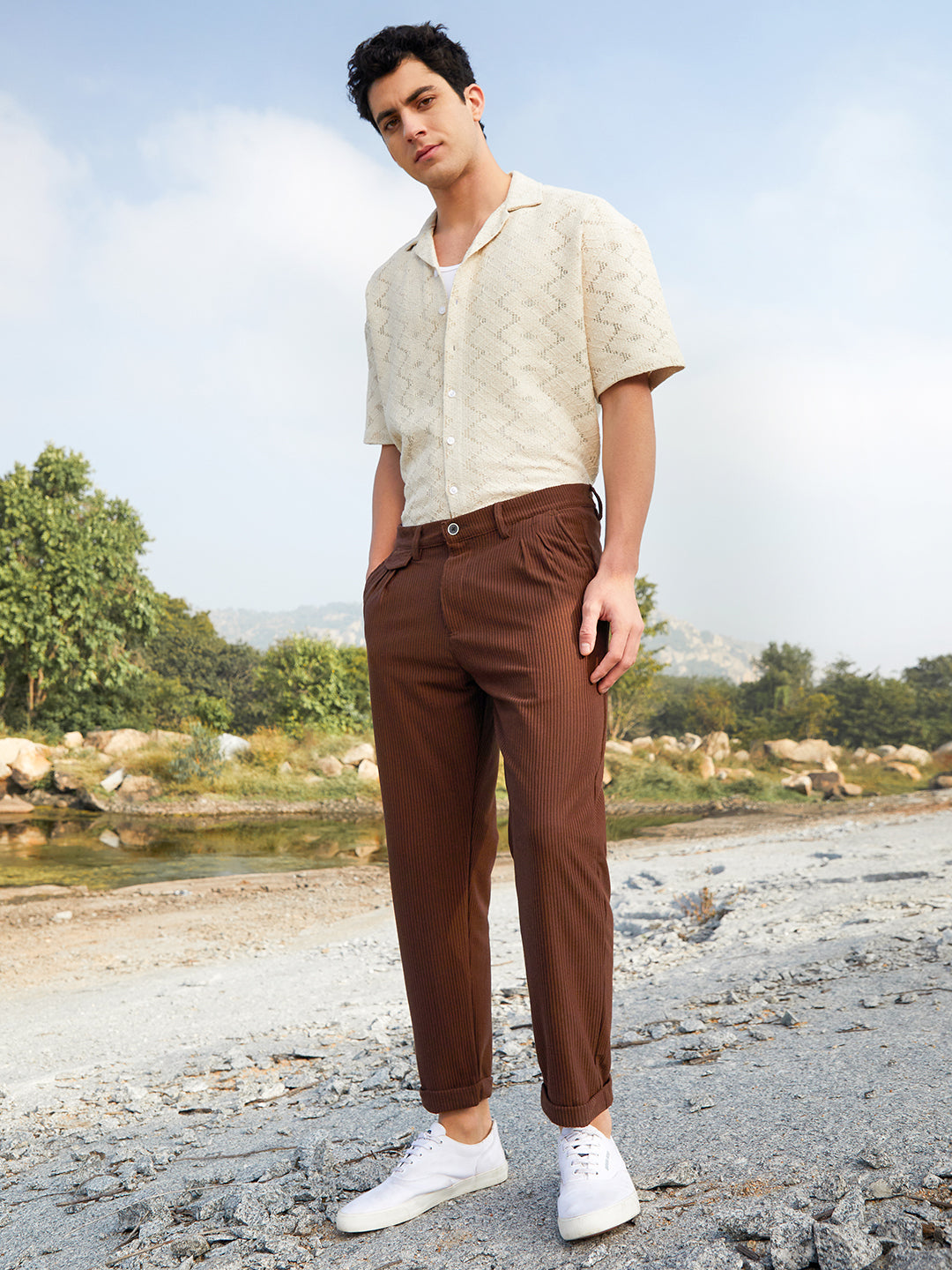 Corduroy Tailored Trousers