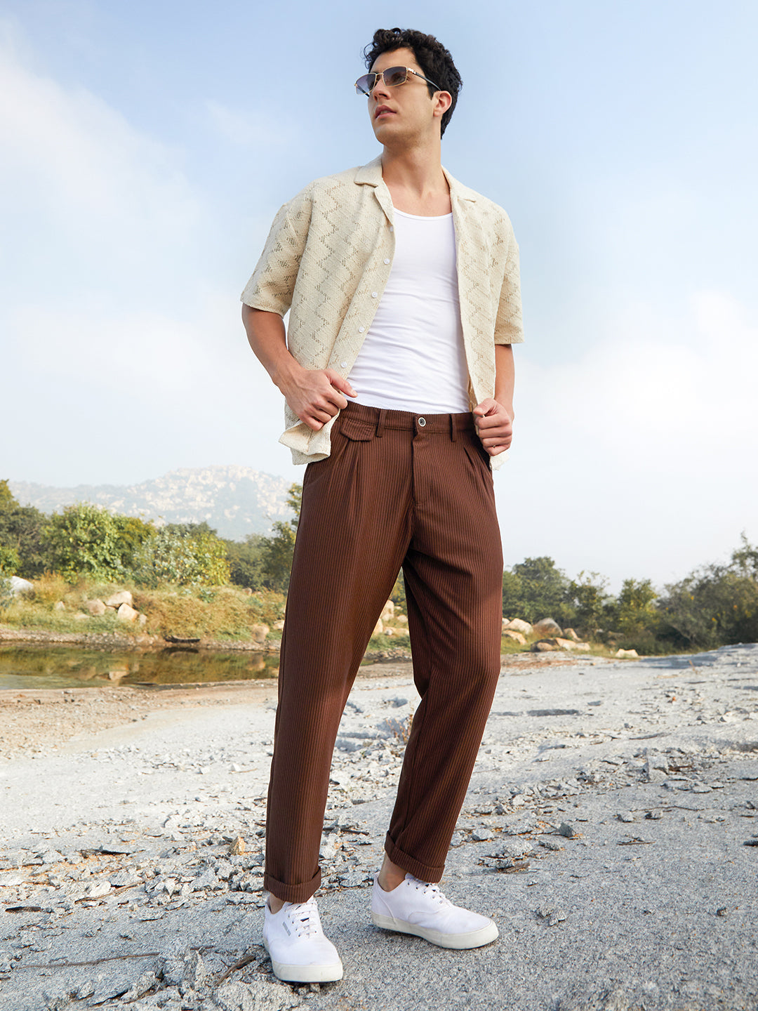 Corduroy Tailored Trousers