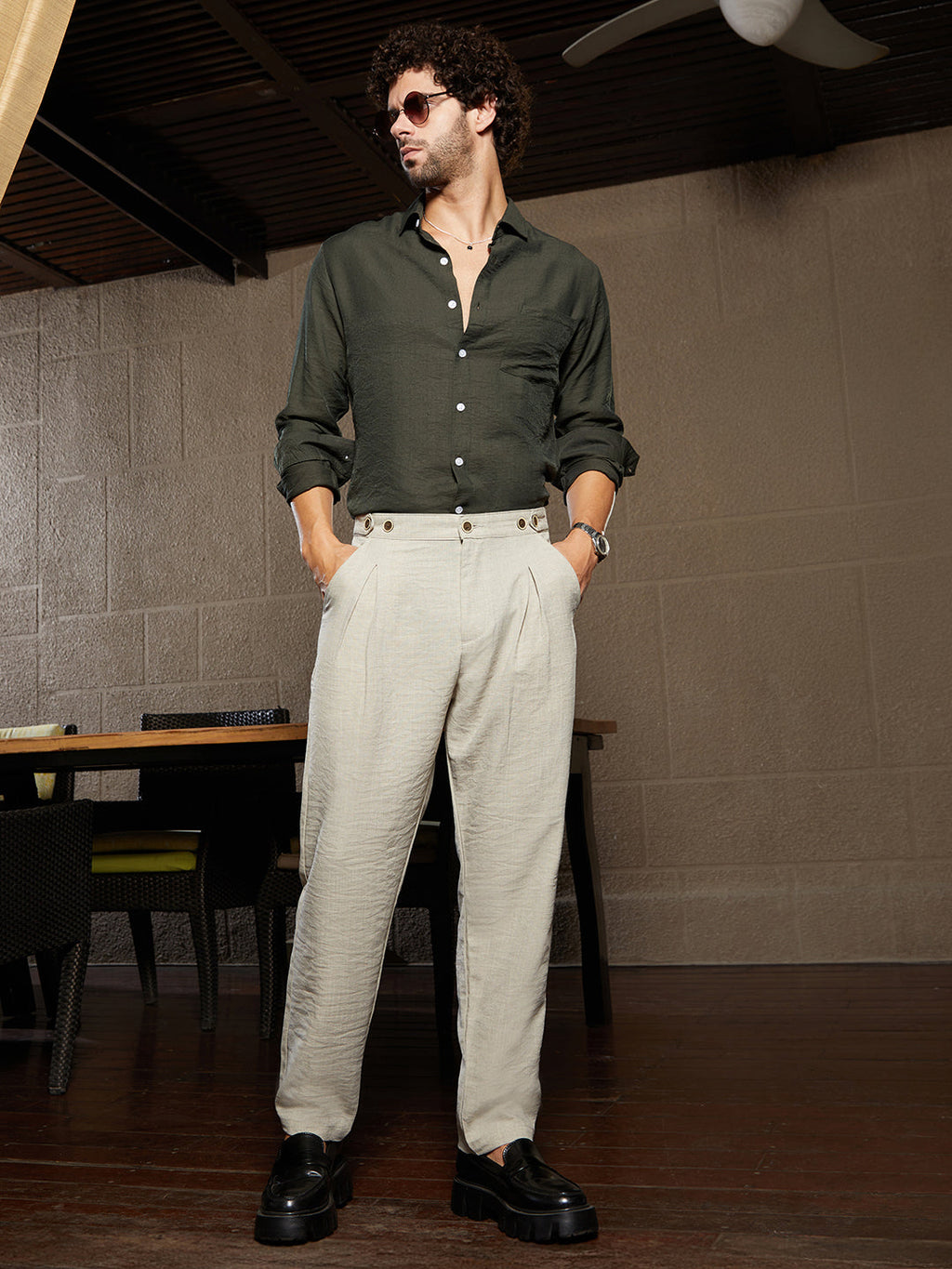 Lightweight - Pleated Tailored Trousers