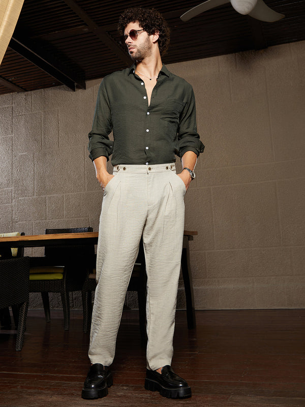 Lightweight - Pleated Tailored Trousers