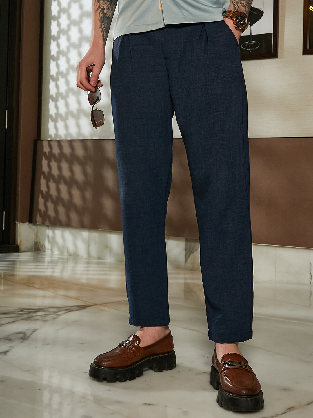 Lightweight - Pleated Tailored Trousers