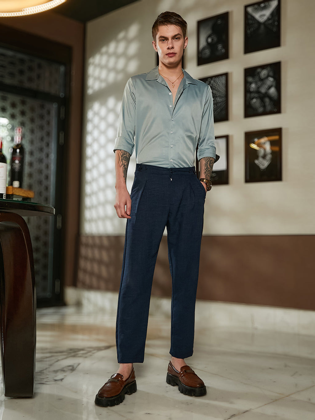 Lightweight - Pleated Tailored Trousers