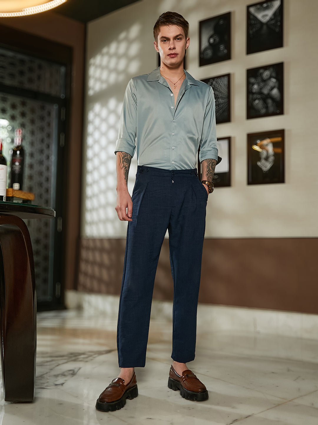 Lightweight - Pleated Tailored Trousers