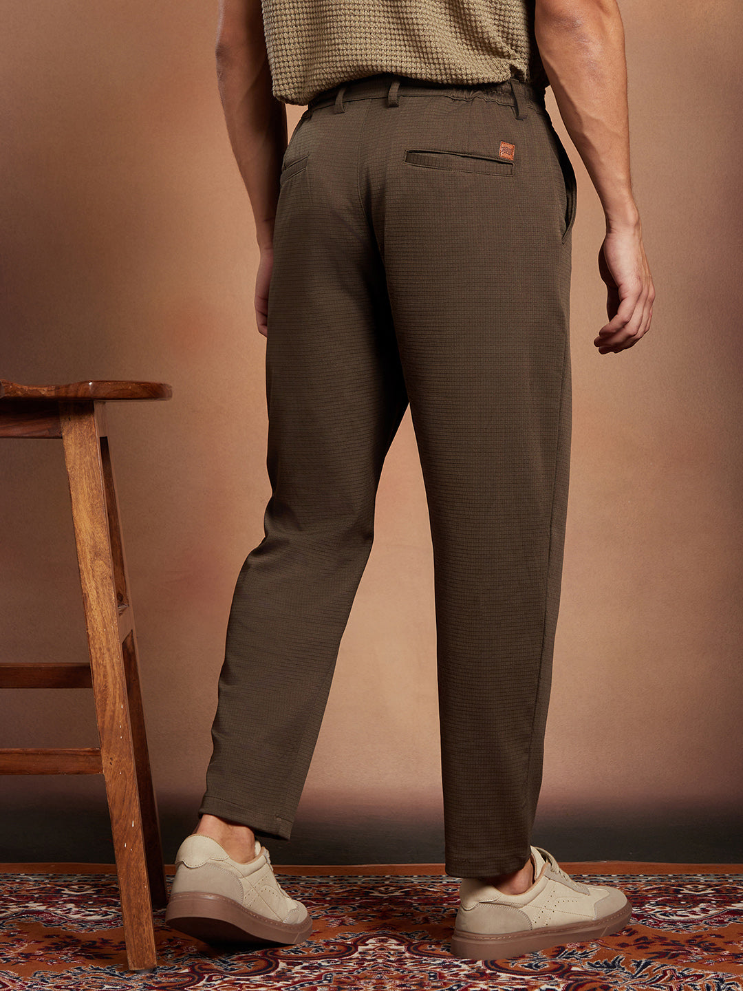 Waffle Chino Trousers