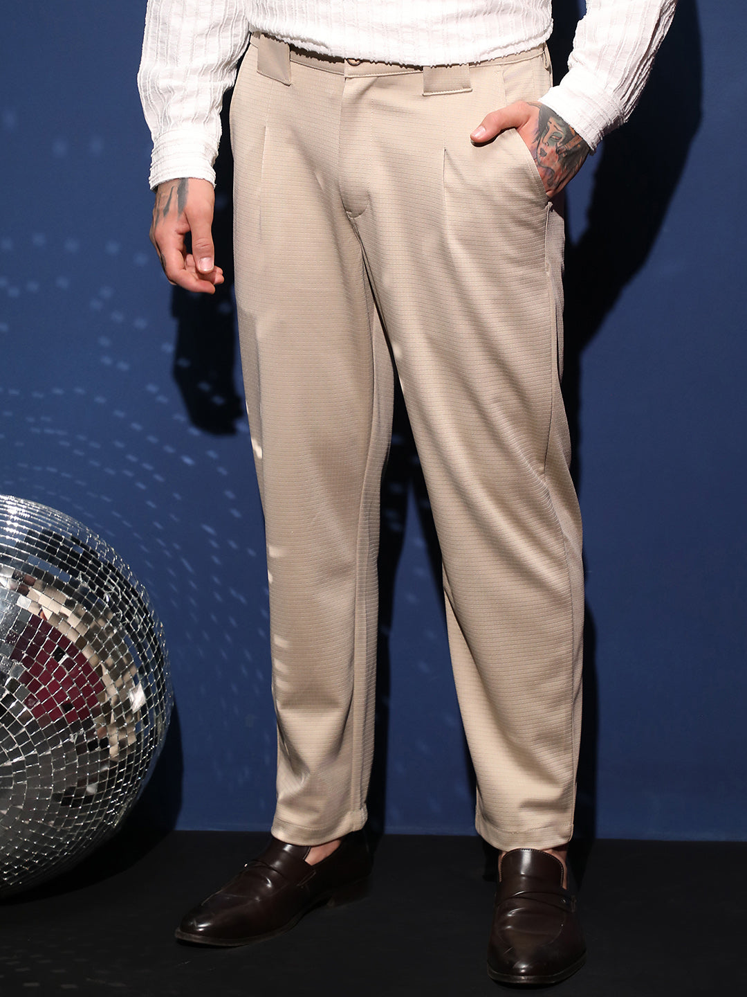 Waffle Chino Trousers