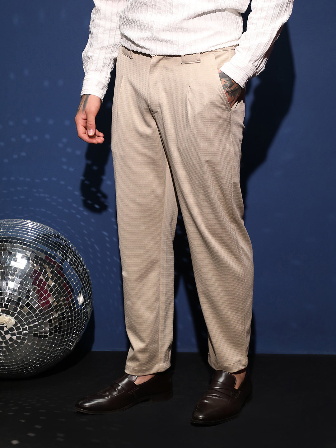 Waffle Chino Trousers