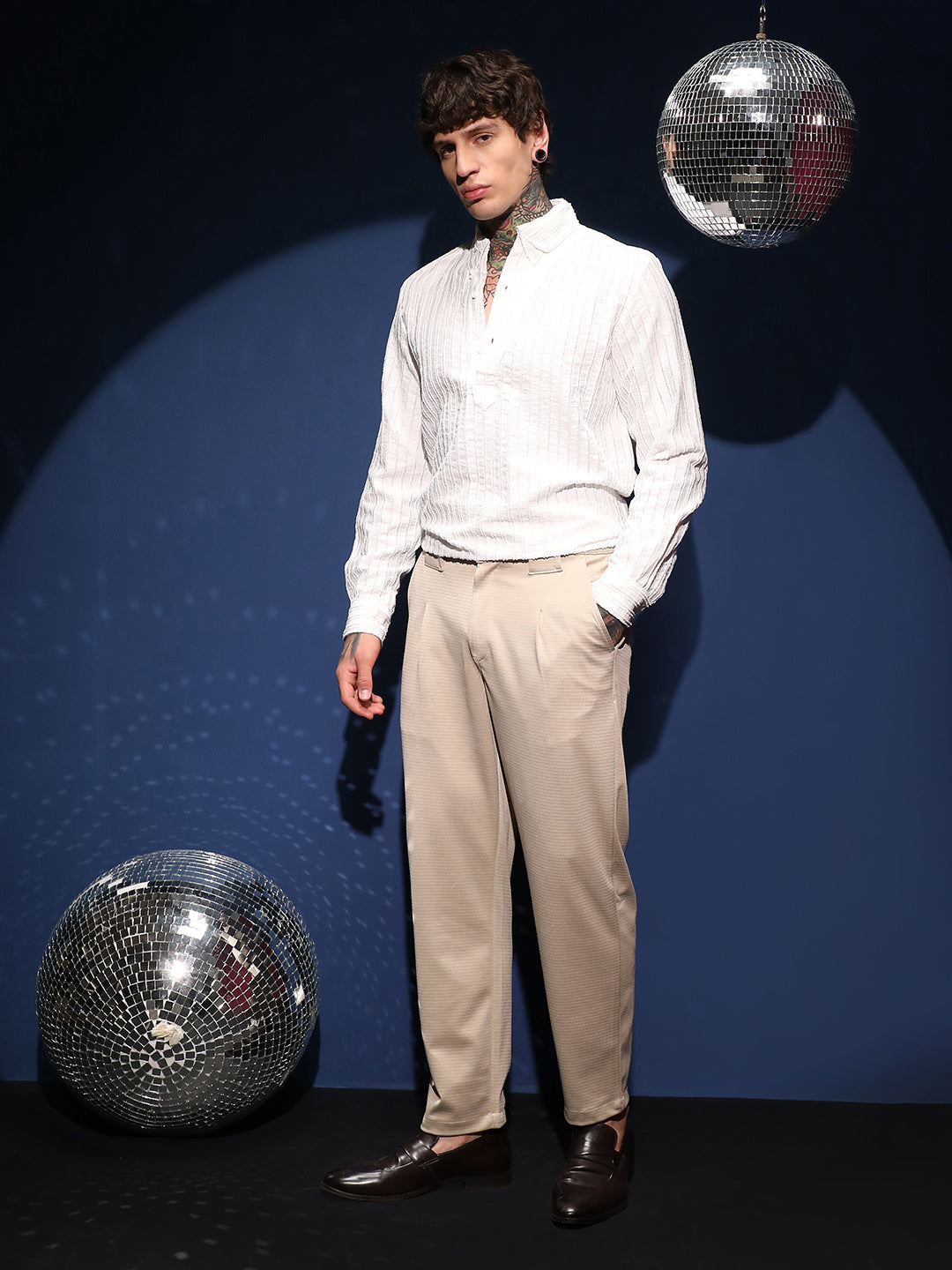 Waffle Chino Trousers