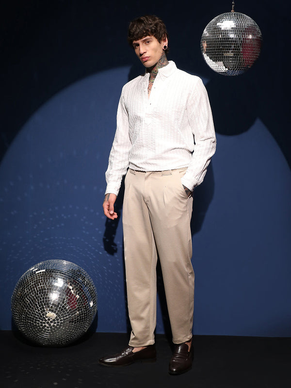 Waffle Chino Trousers