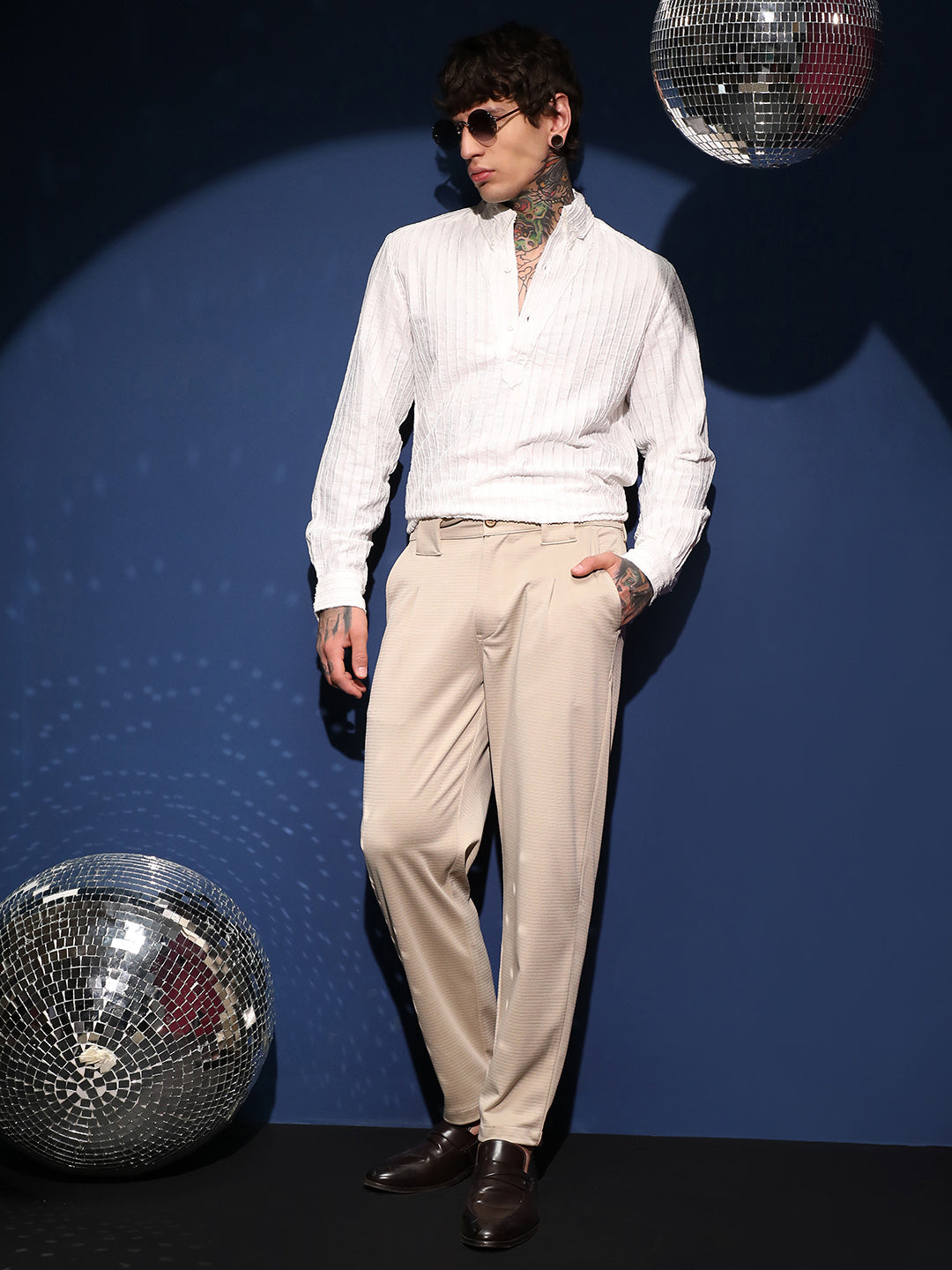 Waffle Chino Trousers