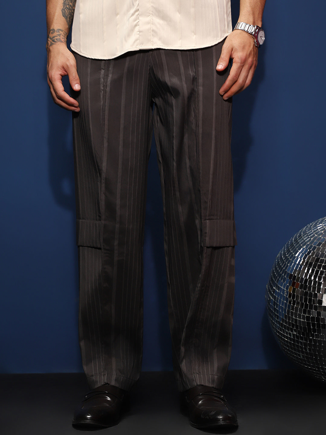 Lightweight - Unbalanced-Ridge Straight Trousers