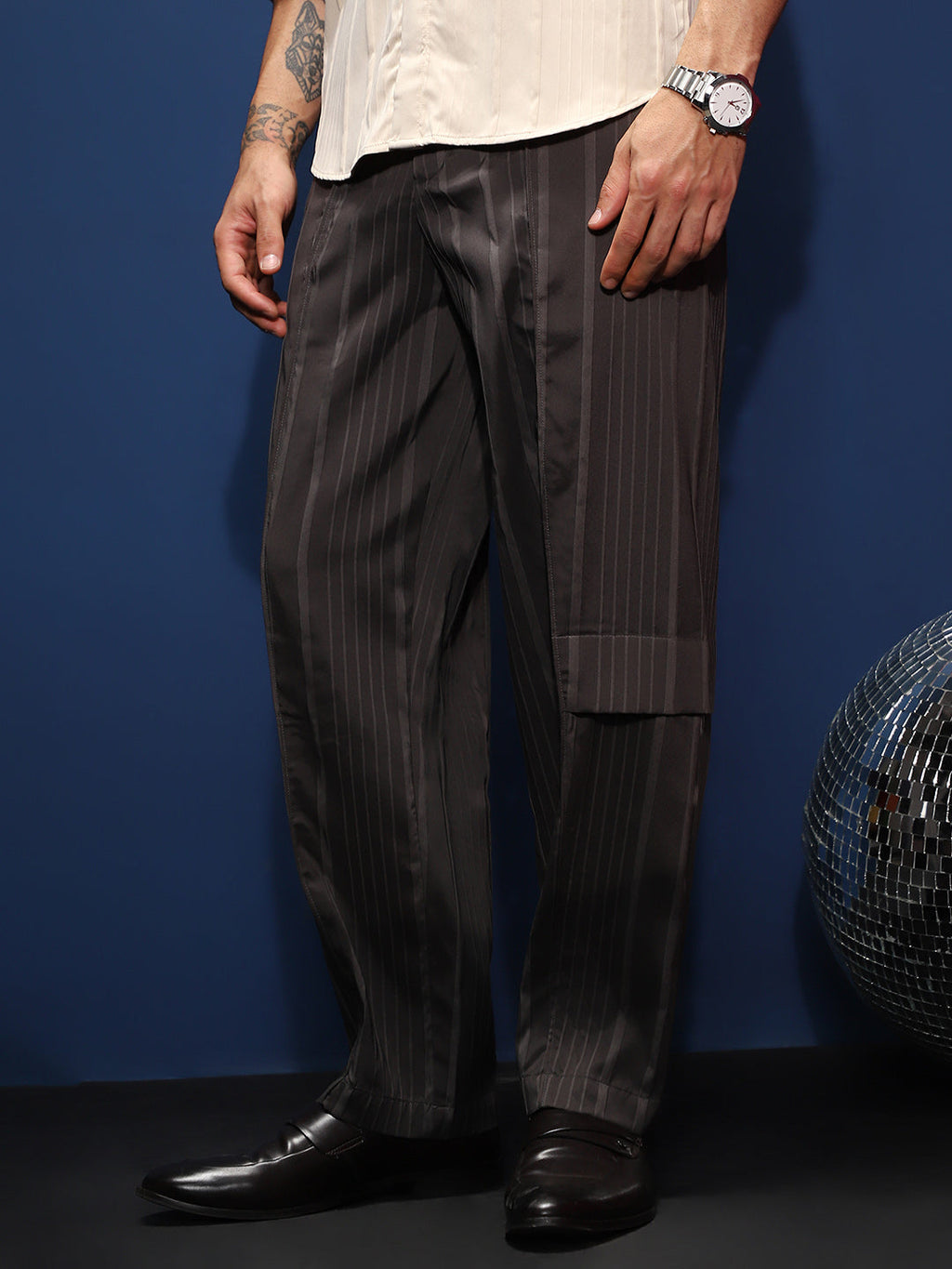 Lightweight - Unbalanced-Ridge Straight Trousers