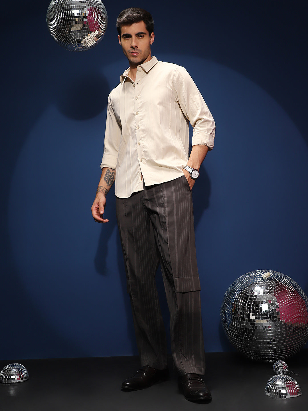 Lightweight - Unbalanced-Ridge Straight Trousers