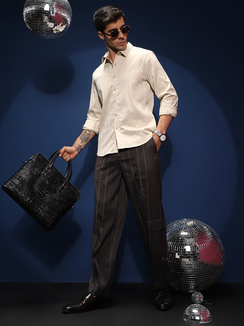 Lightweight - Unbalanced-Ridge Straight Trousers