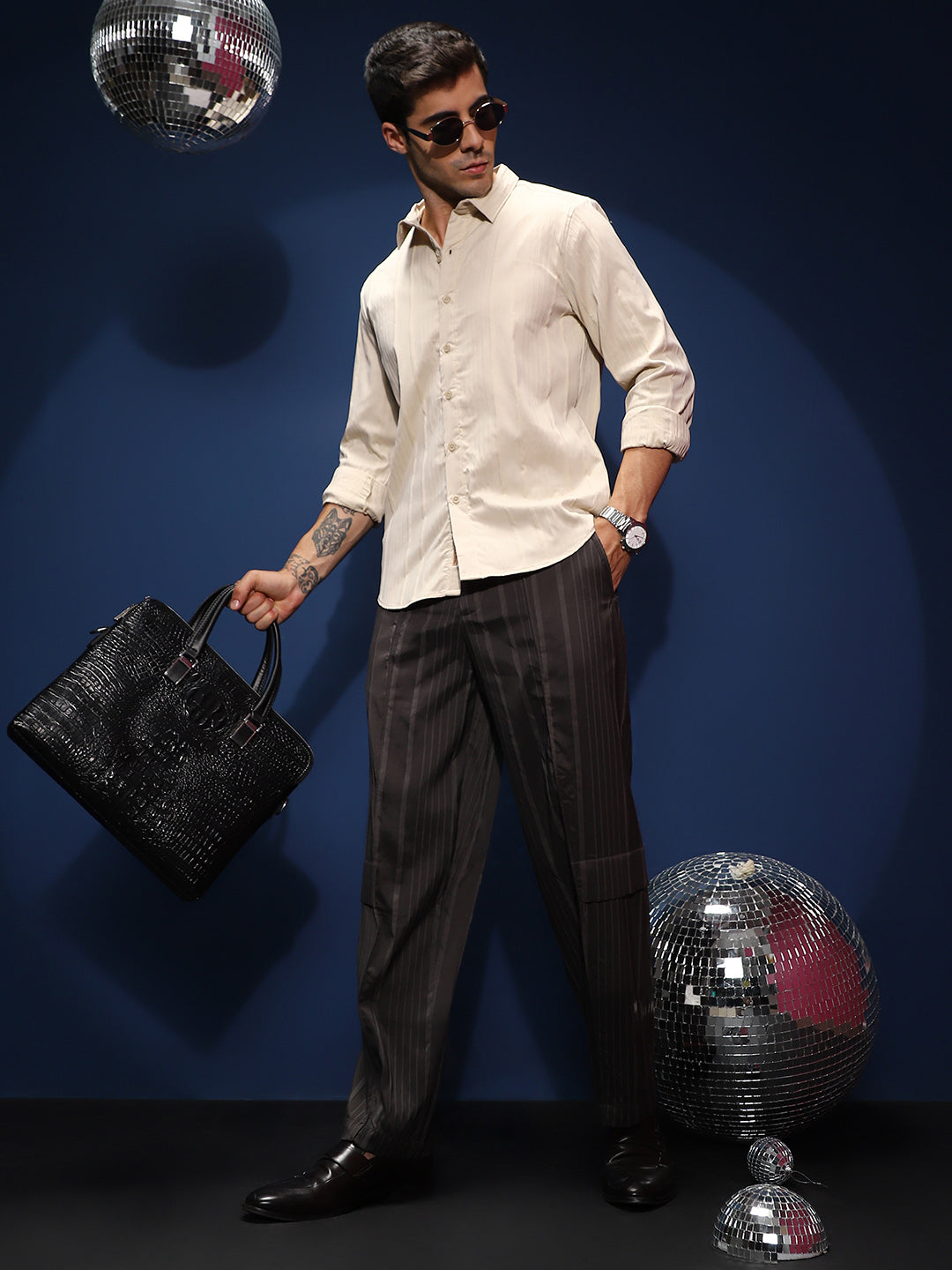 Lightweight - Unbalanced-Ridge Straight Trousers