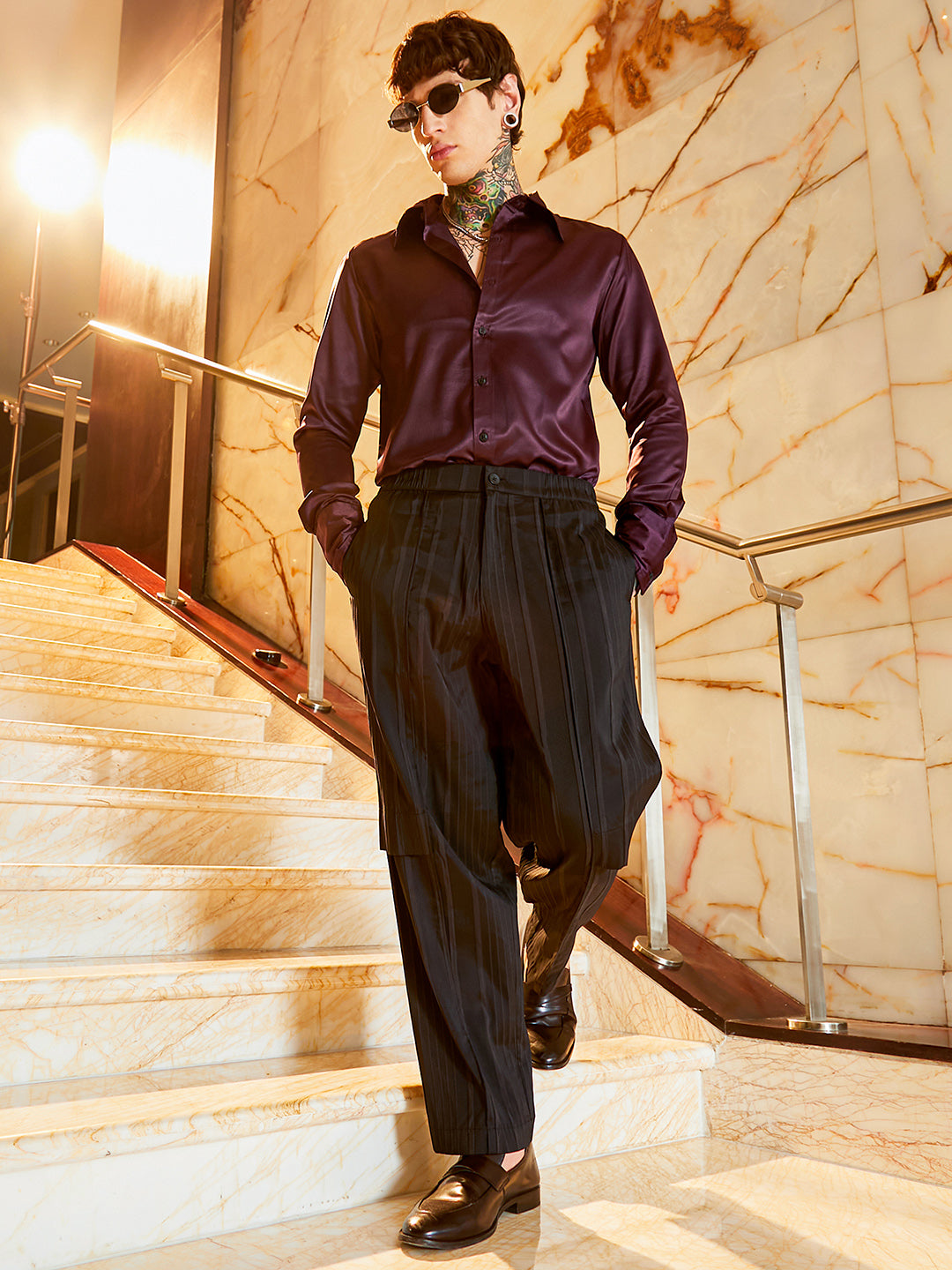 Lightweight - Unbalanced-Ridge Straight Trousers