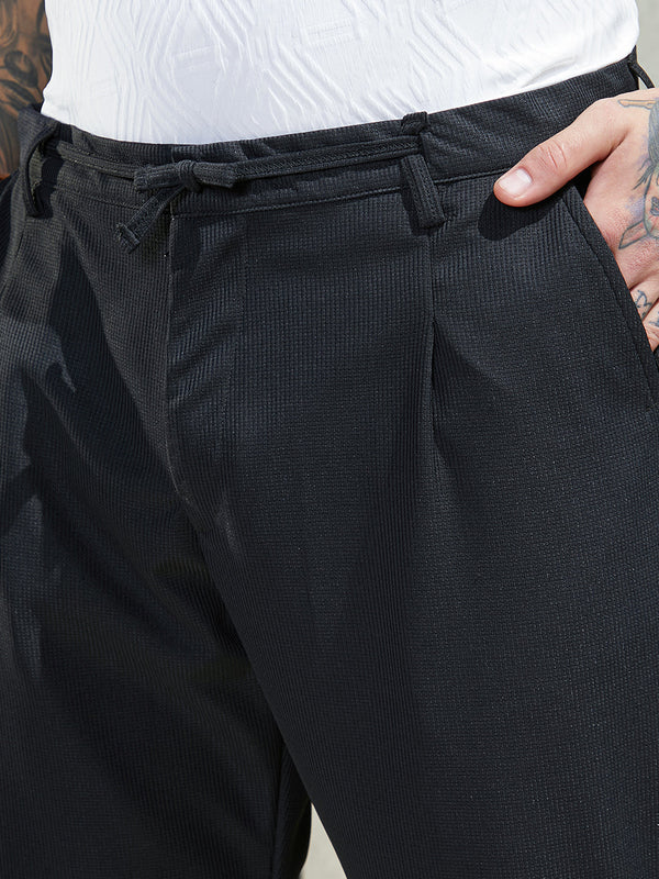 Lightweight - Tactile-Pleated Chino Trousers