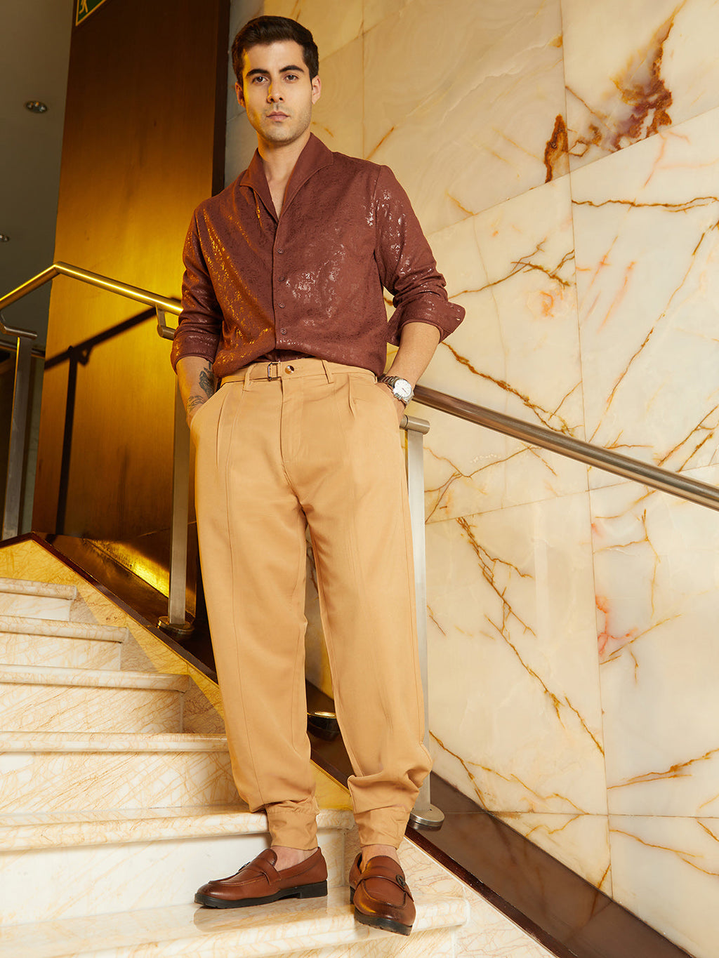 Panelled Gurkha Trousers