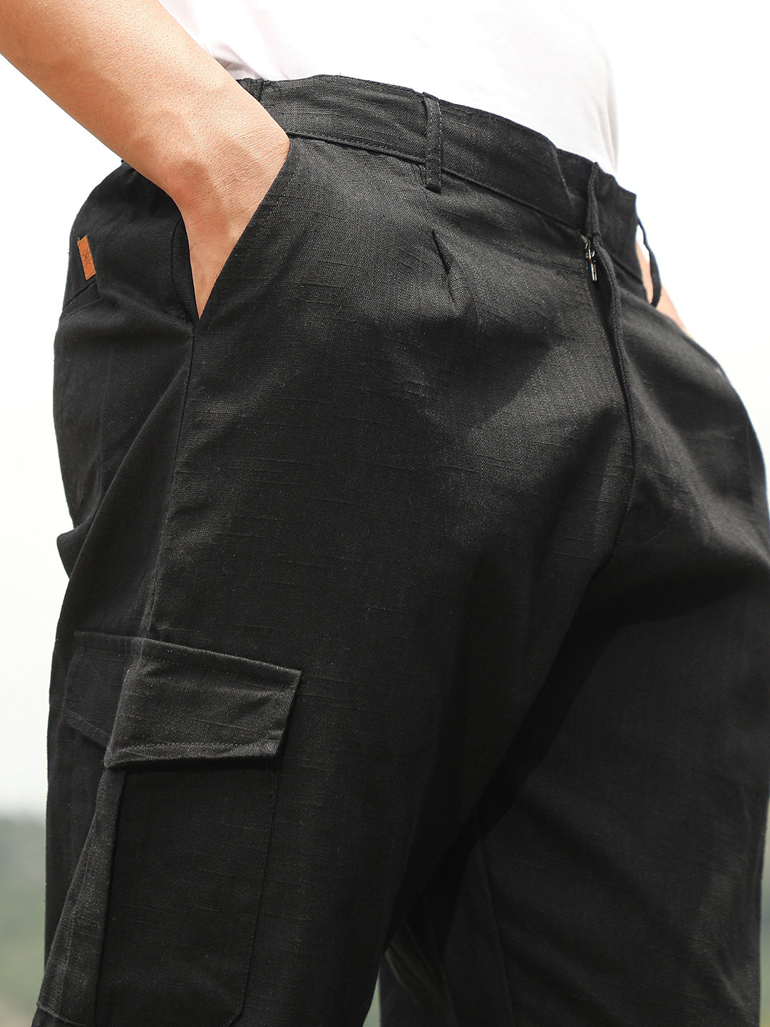 Lightweight - Pleated Utility-Tapered Trousers
