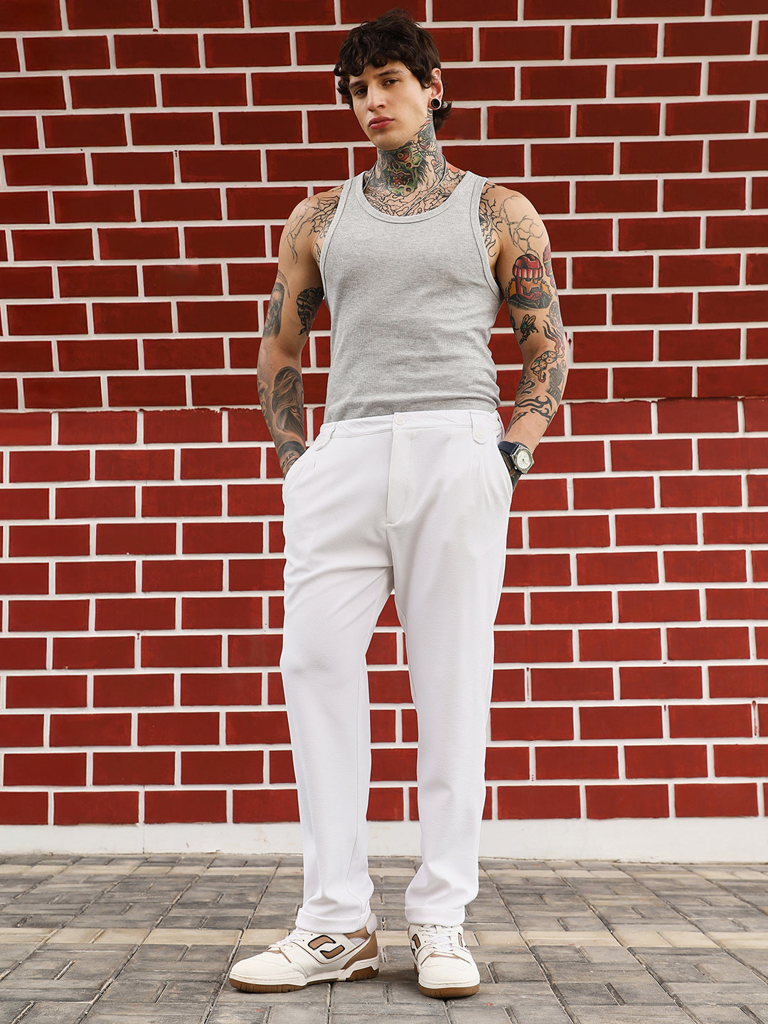 Twill Chino Trousers