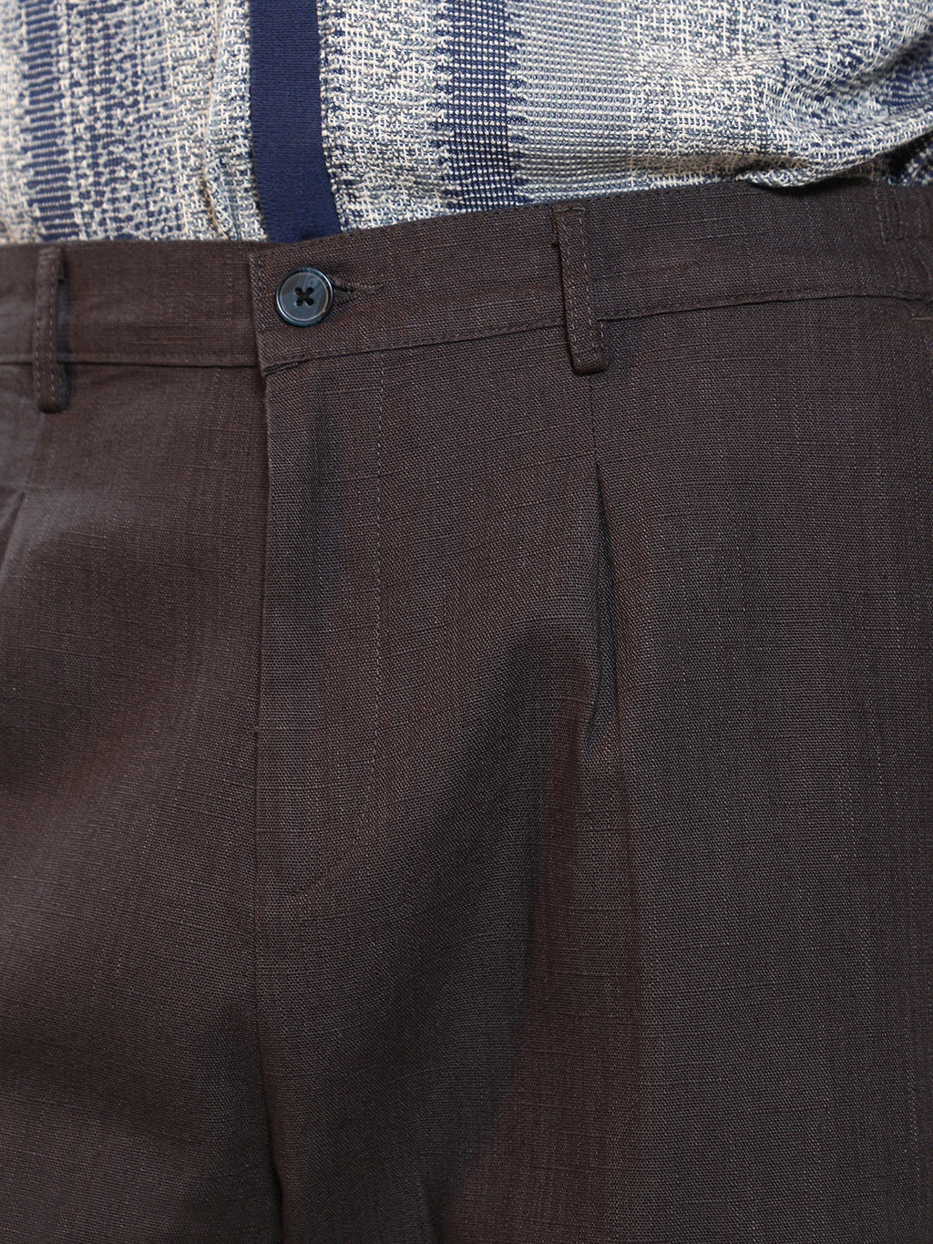 Lightweight - Brown Cotton Trousers