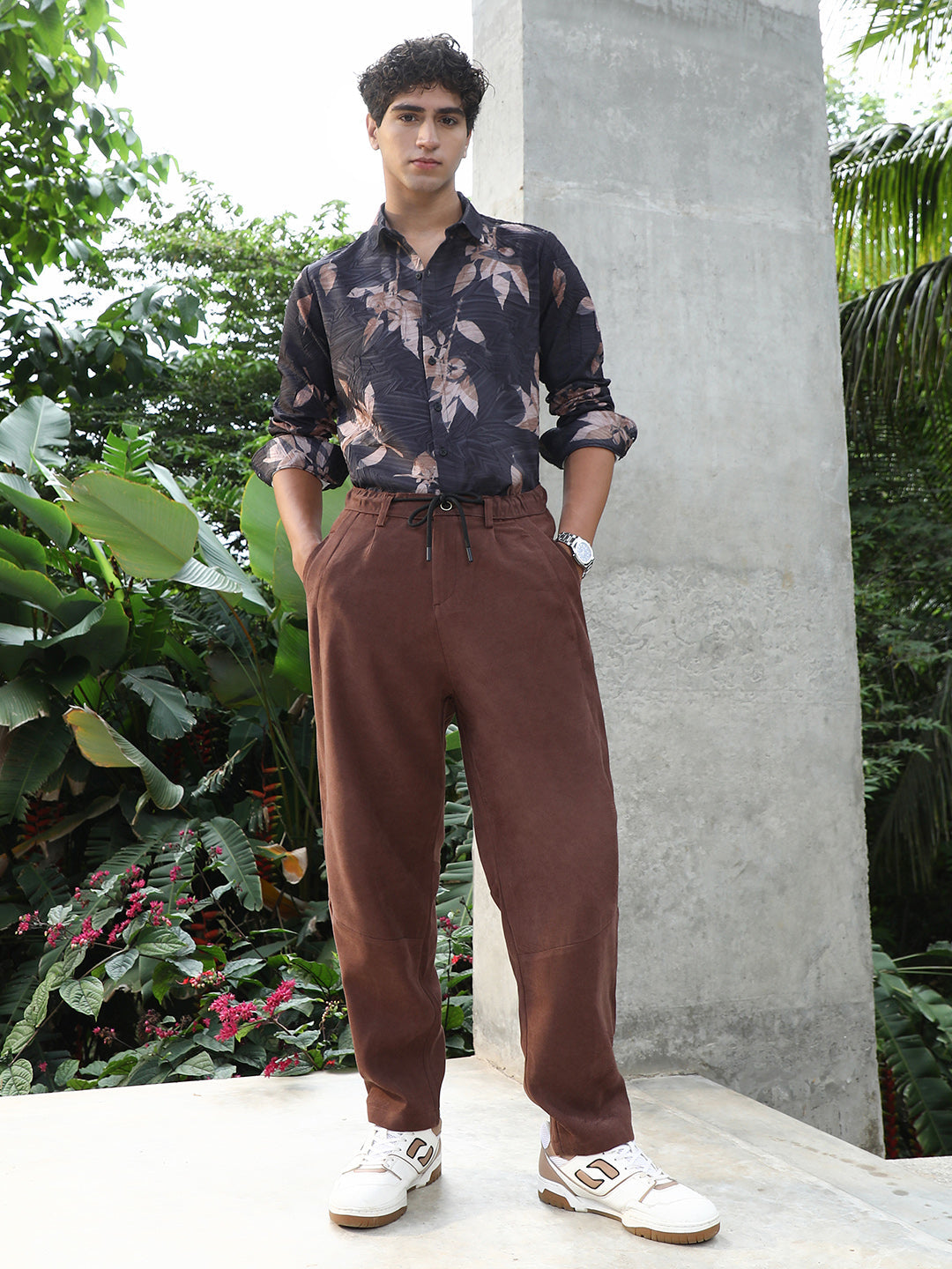 Panelled Chino Trousers